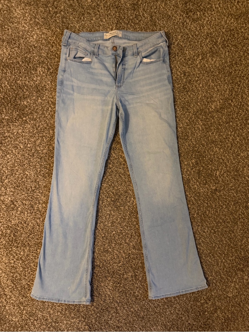 Hollister Light Blue Bootcut Jeans